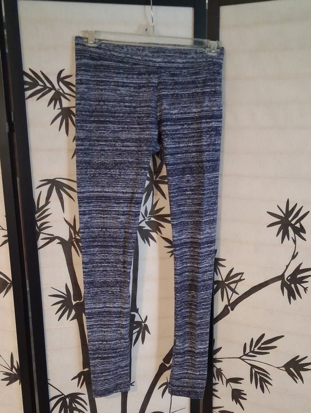Pact Dark Blue and Heathered Gray Women's Leggings